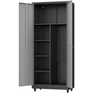 Rolling Metal GarageCabinetSet with Locks